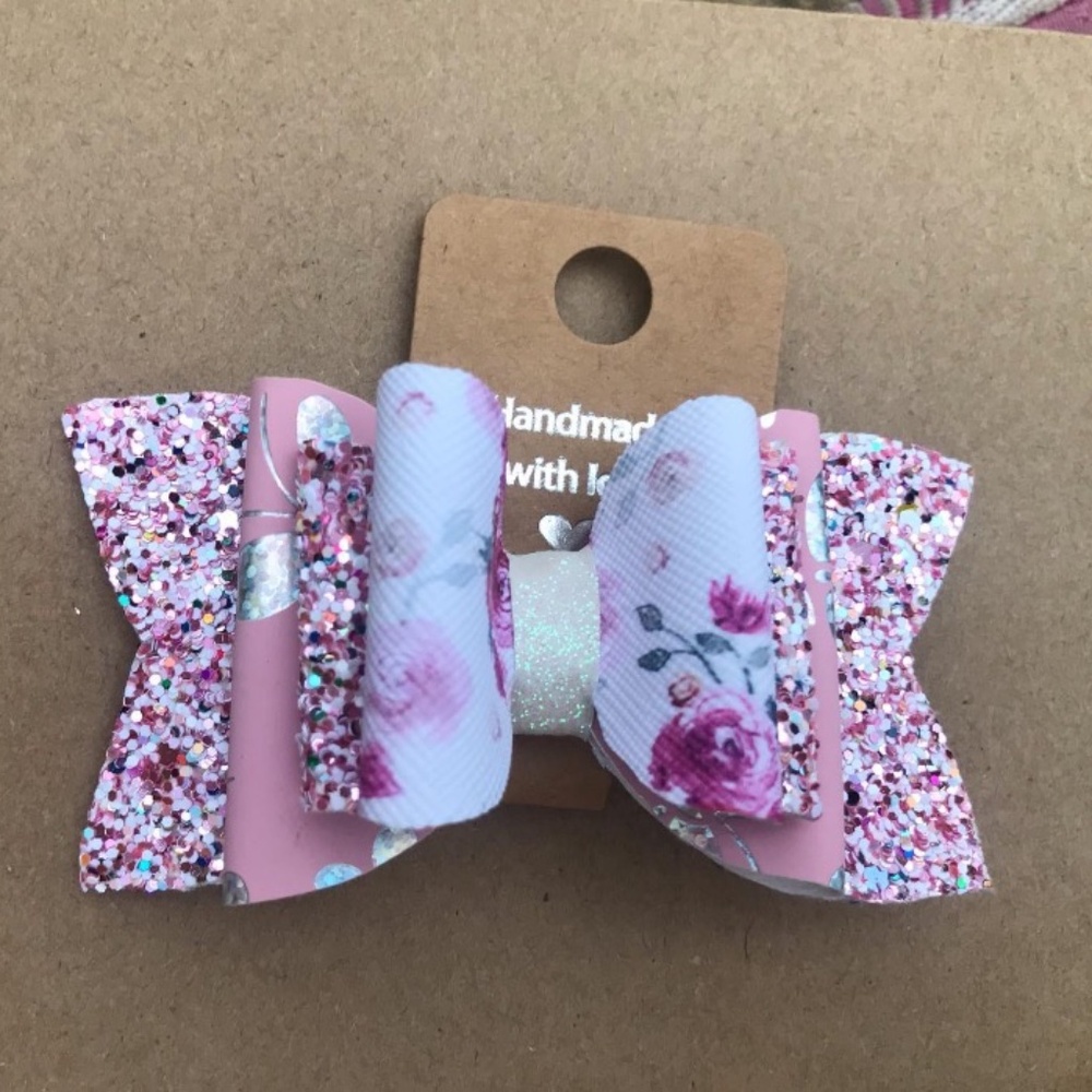 FauxLeather Bow
